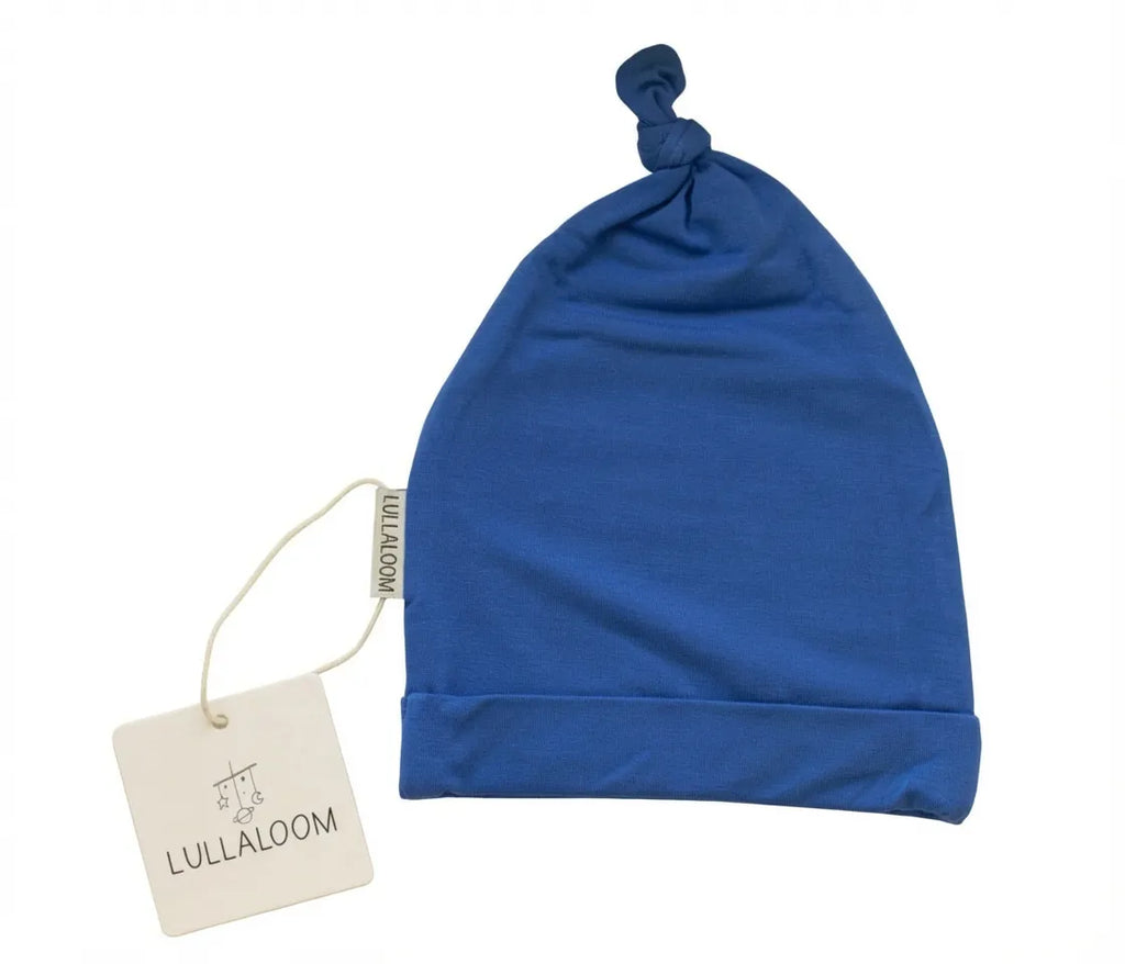 Bamboo Spandex Swaddle & Hat Set - Soft Loyal Blue