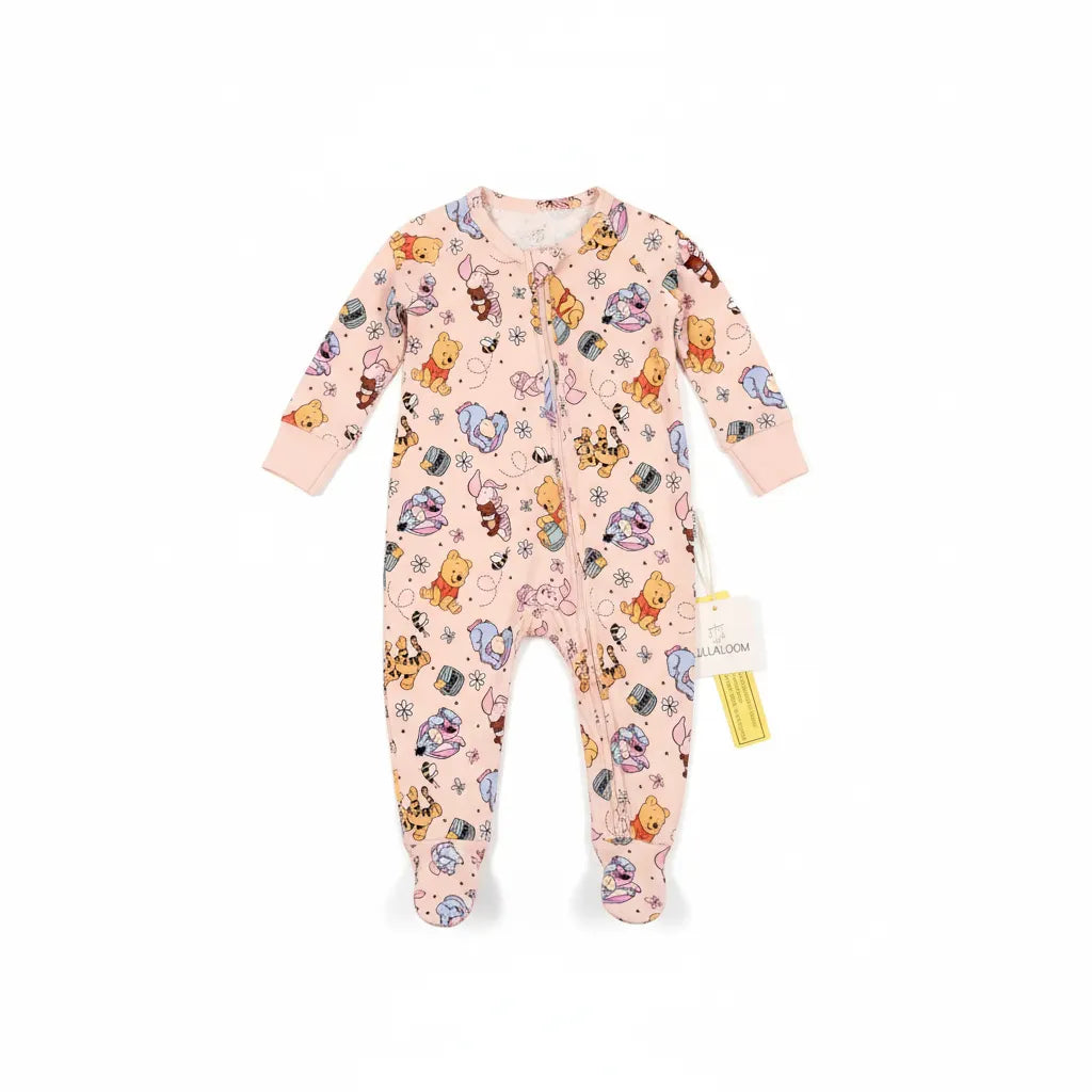 Baby Gift Set – Sleep Suit, Swaddle & Hat (Beige)