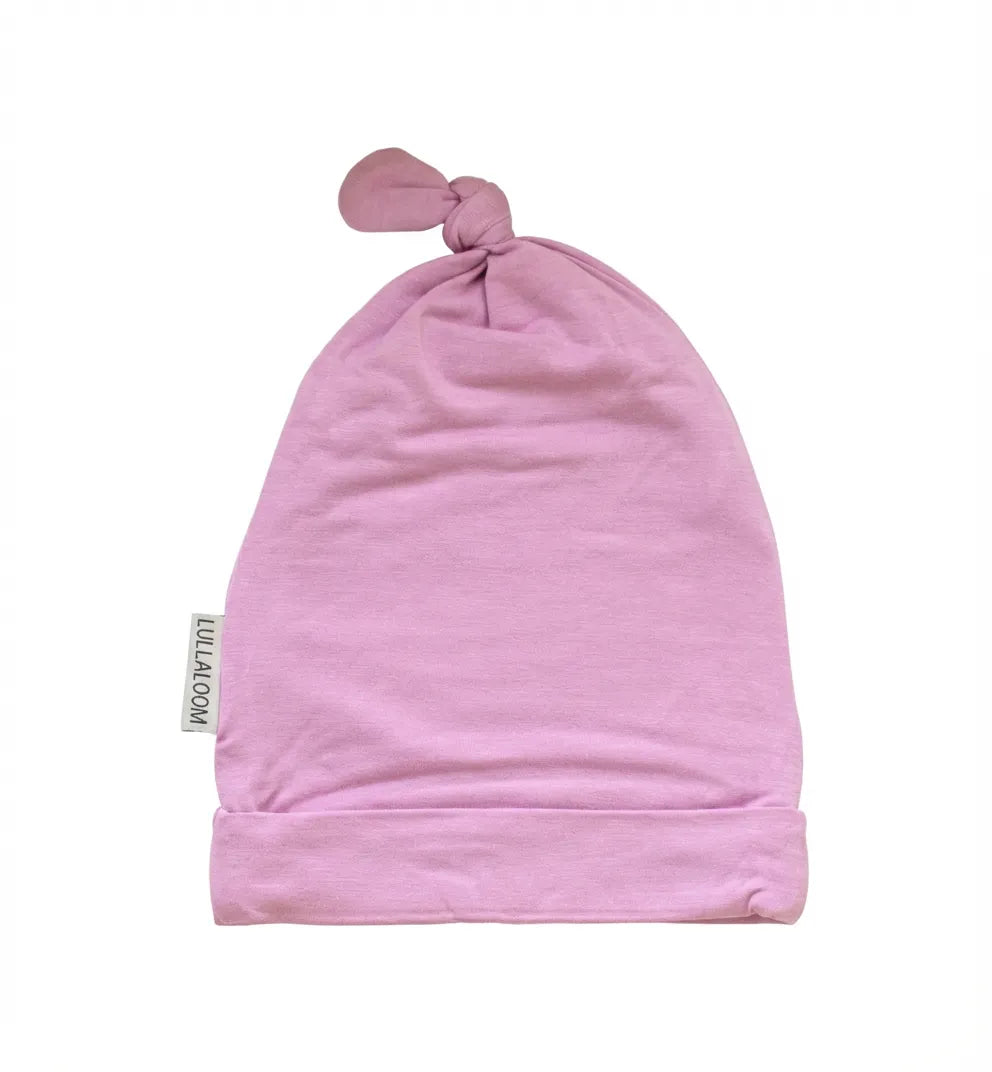 Bamboo Spandex Swaddle & Hat Set - Pink