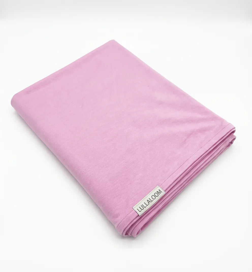 Bamboo Spandex Swaddle & Hat Set - Pink
